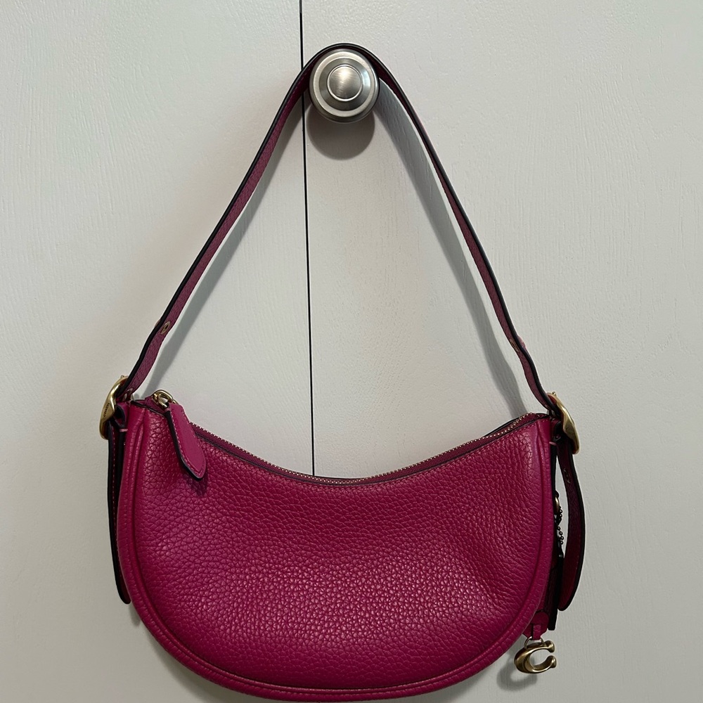 Coach Luna bag in Hyacinth (hot pink). Used twice - like new.